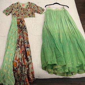 Indian Women Lehenga Outfit